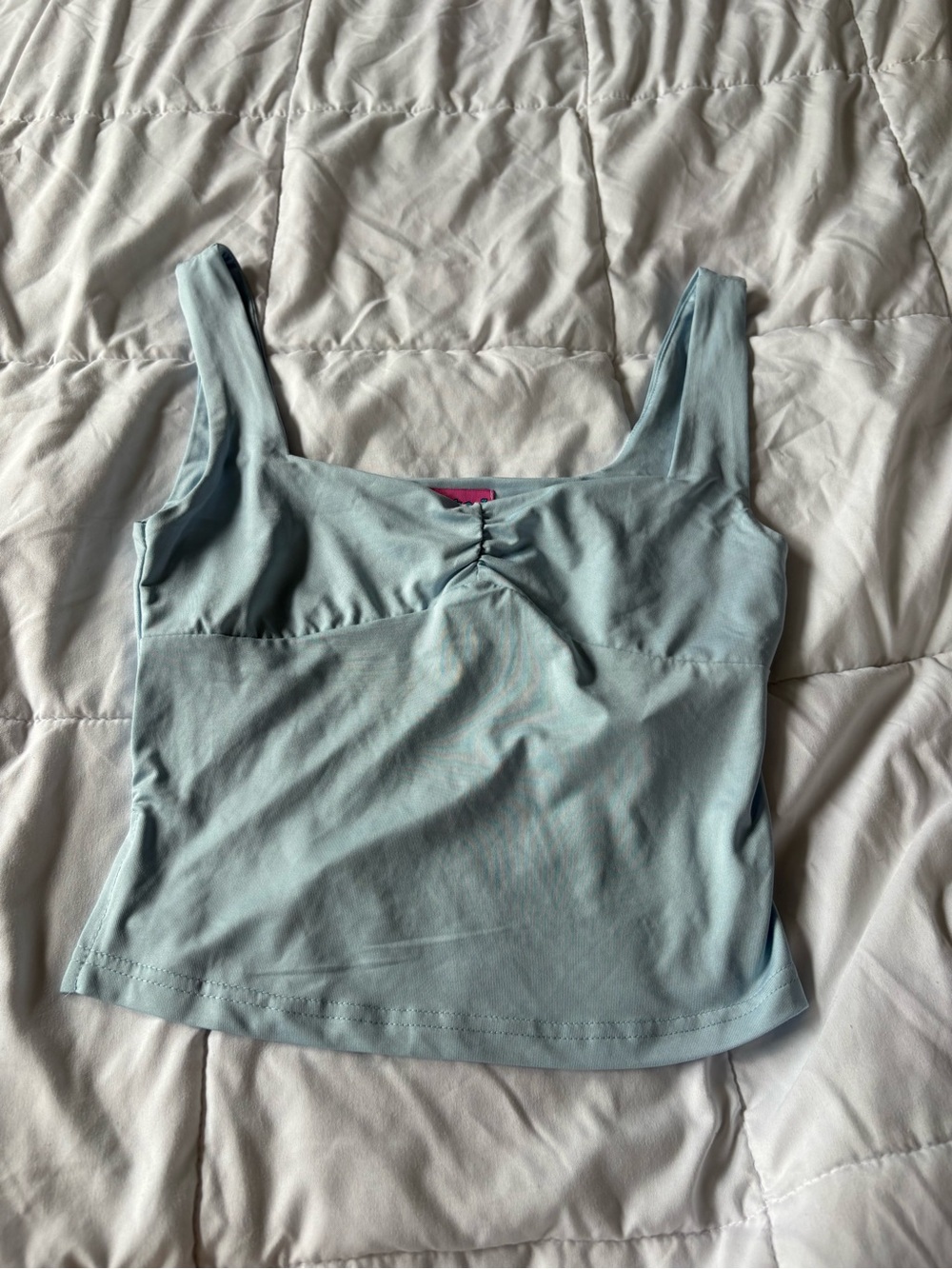 NWT Edikted Blue Crop Top